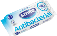 Влажные салфетки SmilE Wonderland Антибактериальные с D-пантенолом (60шт) - 