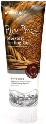 Пилинг для лица 3W Clinic Rice Bran Moisture Peeling Gel  (180мл)