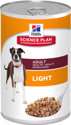 Влажный корм для собак Hill's Science Canine Adult Light Chicken (370г)