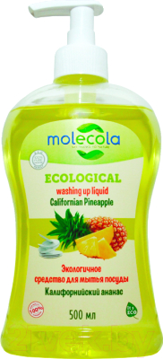 Средство для мытья посуды Molecola Калифорнийский ананас (500мл)
