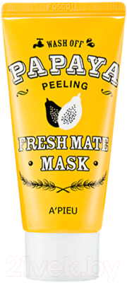 Маска для лица гелевая A'Pieu Fresh Mate Papaya Mask (50мл)