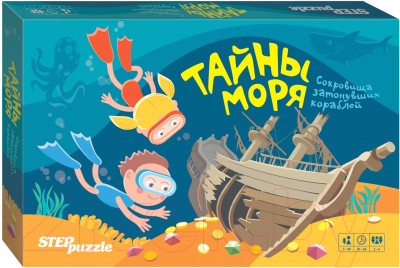 

Настольная игра Step Puzzle, Тайны моря / 76538
