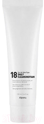 

Пенка для умывания A'Pieu, Daily Cleansing Foam очищающая