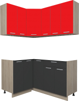 

Готовая кухня, Мила Лайт 1.2x1.5 без столешницы