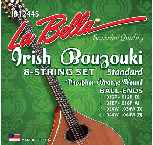 Струны для бузуки La Bella IB1244S
