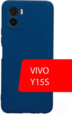 Чехол-накладка Volare Rosso Jam для Vivo Y15s 2021 (синий)