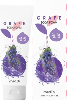 Пенка для умывания Med B Grape Soda Foam С экстрактом винограда и содой (100мл) - 