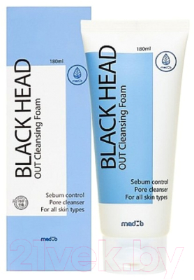 Пенка для умывания Med B Black Head Out Cleansing Foam (180мл)