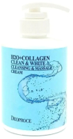 

Крем для лица Deoproce, Clean&white Cleansing Massage H2O Collagen