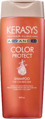Шампунь для волос KeraSys Advanced Color Protect Защита цвета окрашенных волос Ампульный (400мл)