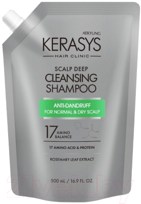 Шампунь для волос KeraSys Освежающий Лечение кожи головы дойпак (500мл)
