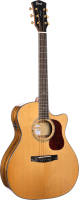 Электроакустическая гитара Cort Gold-A6-Bocote-WCASE-NAT (с чехлом) - 