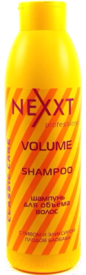 Шампунь для волос Nexxt Professional Для объема волос c пивом и эликсиром плодов баобаба (1л)