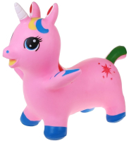 Игрушка-прыгун Moby Kids Единорог с крыльями / 646734 (розовый) - 