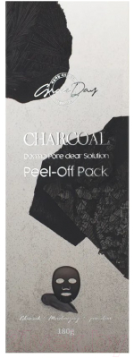 Маска-пленка для лица Grace Day Charcoal Derma Pore Clear Solution Peel-Off  (180г)