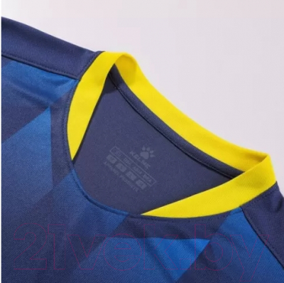 Футбольная форма Kelme Short-Sleeved Football Suit / 8251ZB1003-416 (2XL, темно-синий/черный)
