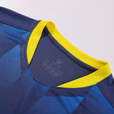 Футбольная форма Kelme Short-Sleeved Football Suit / 8251ZB1003-416 (XL, темно-синий/черный)