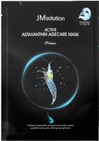 Маска для лица тканевая JMsolution Active Astaxantine Agecare Mask Prime (30мл) - 
