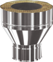 

Переходник для дымохода, Нижний PV НН D C100/C050 160/260