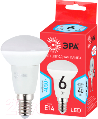 Лампа ЭРА Red Line LED R50-6W-840-E14 / Б0050700