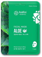 

Маска для лица тканевая AsiaKiss, Aloe Essence Facial Mask