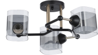 Потолочный светильник Mirastyle WX-8034/3 BK+FG