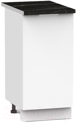 Шкаф-стол кухонный Интермебель Микс Топ ШСР 850-1-300 (белый премиум/тунис)