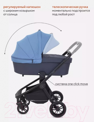 Детская универсальная коляска Rant Energy Basic 3 в 1 / RA092 (синий)