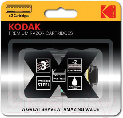 Набор сменных кассет Kodak Premium Razor / CAT 30425118  (2шт)