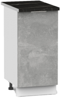 Шкаф-стол кухонный Интермебель Микс Топ ШСР 850-1-300 (бетон/тунис) - 