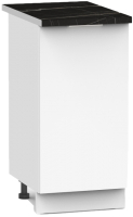 Шкаф-стол кухонный Интермебель Микс Топ ШСР 850-1-400 (белый премиум/тунис) - 