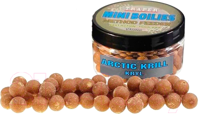 Насадка рыболовная Traper Method Feeder Mini Boilies Криль / 18382 (50г)