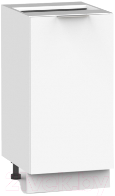 Шкаф-стол кухонный Интермебель Микс Топ ШСР 850-1-400 без столешницы (белый премиум)