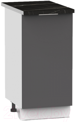 Шкаф-стол кухонный Интермебель Микс Топ ШСР 850-1-300 (графит серый/тунис)
