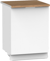 Шкаф-стол кухонный Интермебель Микс Топ ШСР 850-1-500 (белый премиум/дуб крафт золотой) - 