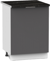 Шкаф-стол кухонный Интермебель Микс Топ ШСР 850-1-500 (графит серый/тунис) - 