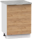 Шкаф-стол кухонный Интермебель Микс Топ ШСР 850-1-500 (дуб крафт золотой/венато) - 