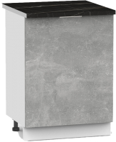 Шкаф-стол кухонный Интермебель Микс Топ ШСР 850-1-500 (бетон/тунис) - 