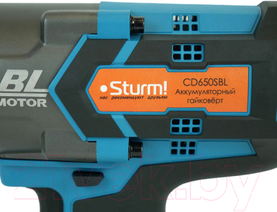 Аккумуляторный гайковерт Sturm! CD650SBL