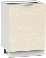 Шкаф-стол кухонный Интермебель Микс Топ ШСР 850-1-500 без столешницы (вудлайн кремовый) - 