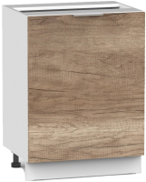 Шкаф-стол кухонный Интермебель Микс Топ ШСР 850-1-500 без столешницы (дуб каньон) - 