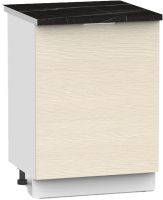 Шкаф-стол кухонный Интермебель Микс Топ ШСР 850-1-500 (вудлайн кремовый/тунис) - 