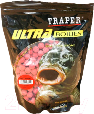 Насадка рыболовная Traper Ultra Клубника / 18279 (500г)