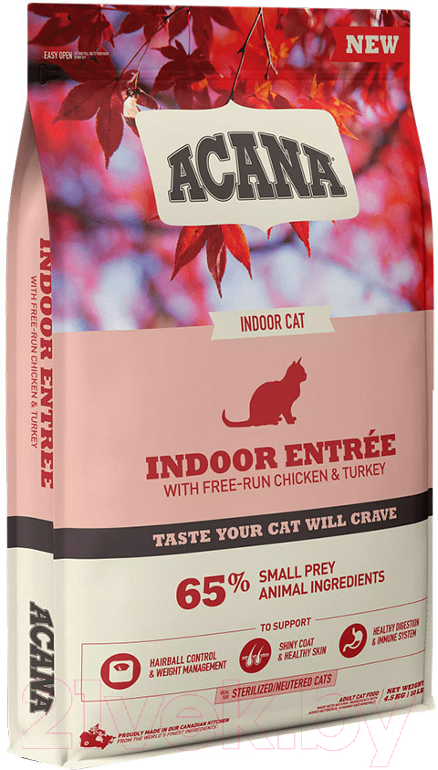 Сухой корм для кошек Acana Indoor Entree Cat с птицей и рыбой / 2189