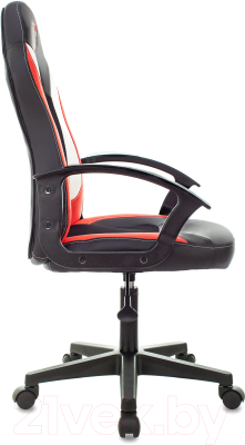 Кресло геймерское Бюрократ Zombie 11LT (черный/красный)