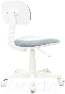 Кресло детское Бюрократ CH-W201NX (серо-голубой Light-28/пластик белый)