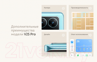 Изображение товара Смартфон Vivo V25 Pro 12GB/256GB (звездный черный)