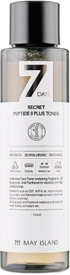 Тонер для лица May Island Secret Peptide 8 Plus Toner Омолаживающий (155мл)