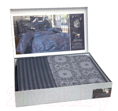 Комплект постельного белья Karven Бамбук евро / N065 Jardin (темно-серый)