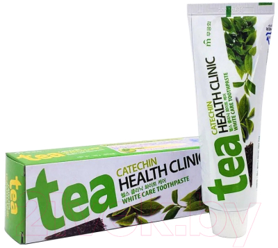 Зубная паста Mukunghwa Отбеливающая с экстрактом зеленого чая Tea Catechin (100г)